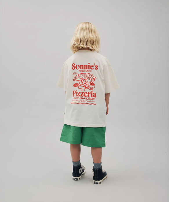 SONNIE - PIZZERIA TEE OFF WHITE