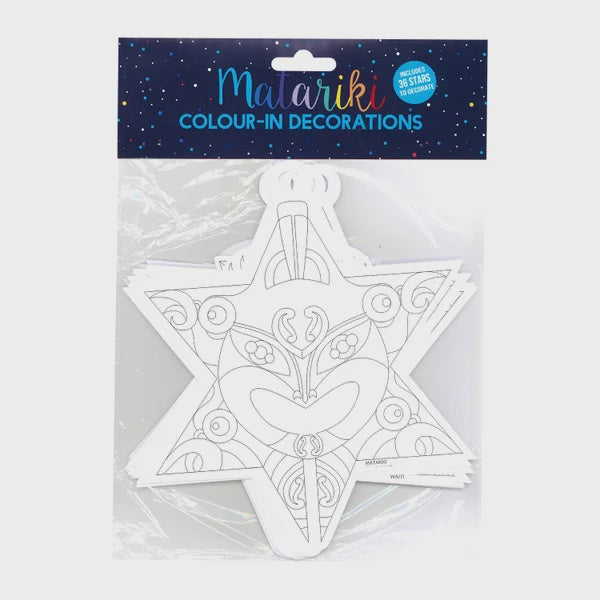 MATARIKI COLOUR-IN DECORATIONS