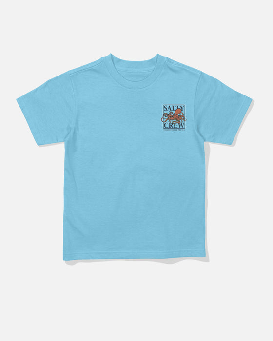 SALTY CREW - INK SLINGER TODDLER TEE SKY BLUE