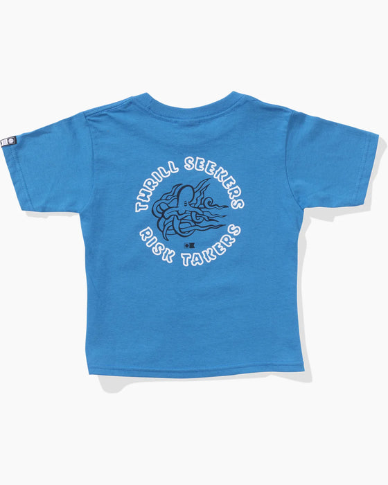 SALTY CREW - GOOD VIBES TODDLER TEE TURQUOISE