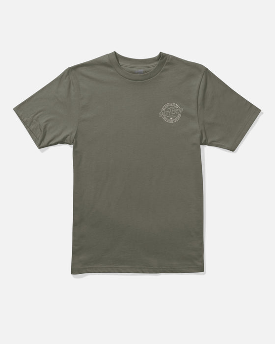 SALTY CREW - SKEWED BOYS SS TEE DUSTY OLIVE