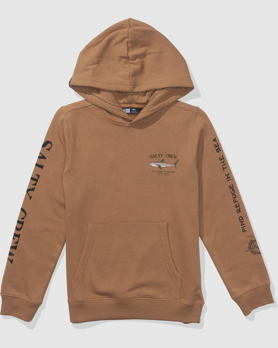 SALTY CREW - BRUCE BOYS HOOD FLEECE SIERRA