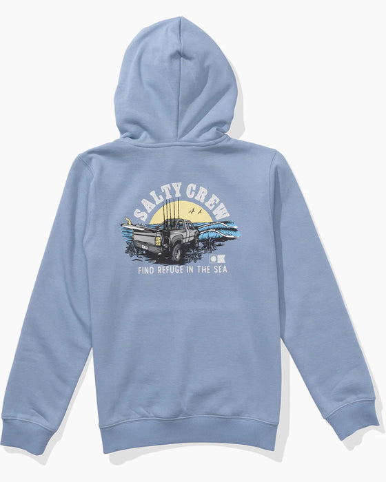 SALTY CREW - LIFTED BOYS FLEECE MARINE BLUE