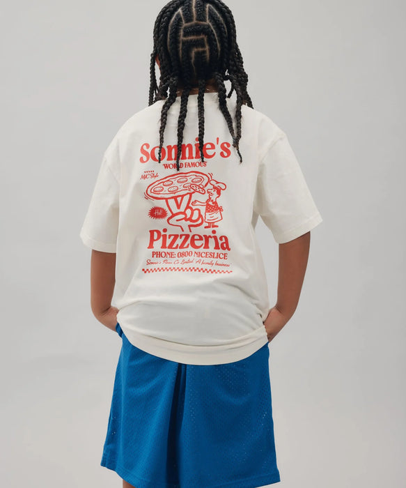 SONNIE - PIZZERIA TEE OFF WHITE