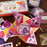 CHARM CARDS 12 CARDS 90PC CONFECTTI