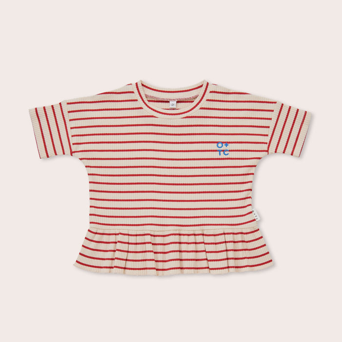 OLIVE AND THE CAPTAIN - SAMBA STRIPE BOXY FRILL