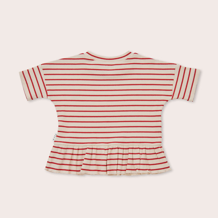 OLIVE AND THE CAPTAIN - SAMBA STRIPE BOXY FRILL