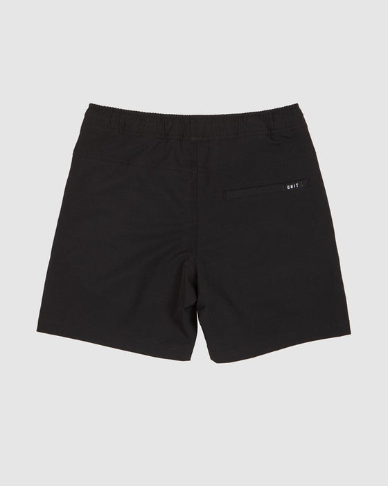 UNIT - BLOCK YOUTH SHORTS BLACK