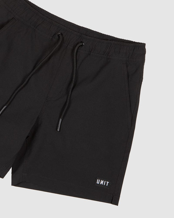 UNIT - BLOCK YOUTH SHORTS BLACK