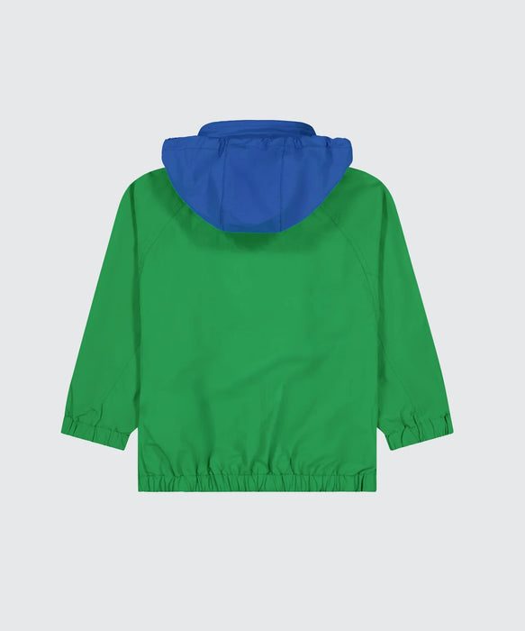 SONNIE - WATERPROOF SAILING JACKET GREEN BLUE