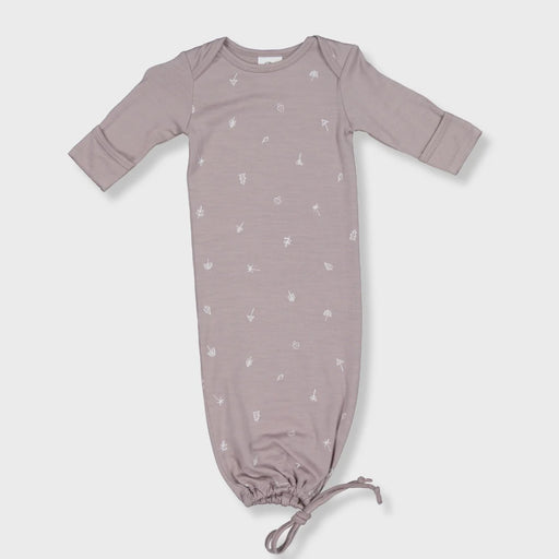 LFOH - NEWCOMER BABY GOWN - TAUPE NATURE