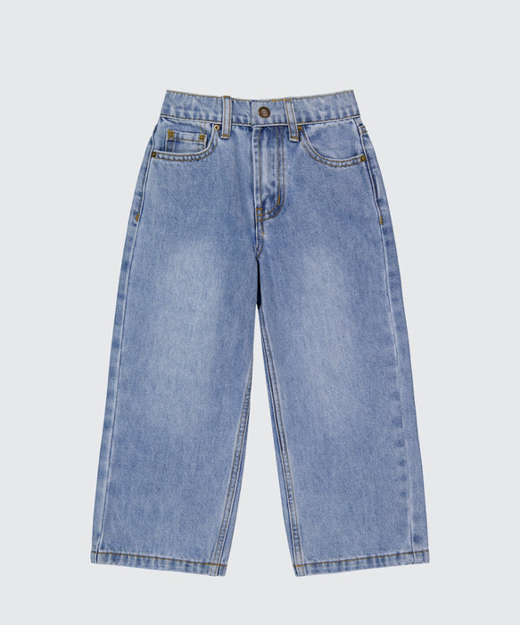 SONNIE - CLASSIC DENIM JEANS MIDWASH