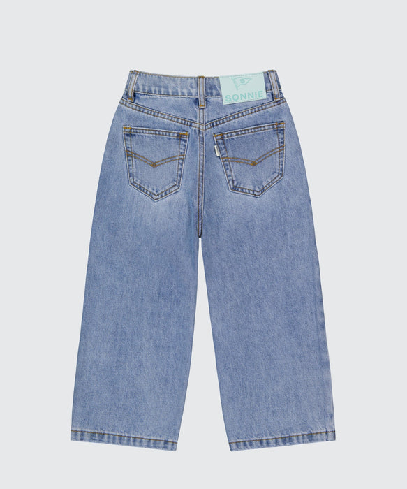 SONNIE - CLASSIC DENIM JEANS MIDWASH