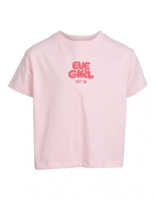 EVE GIRL - SPORTS CLUB TEE PALE PINK