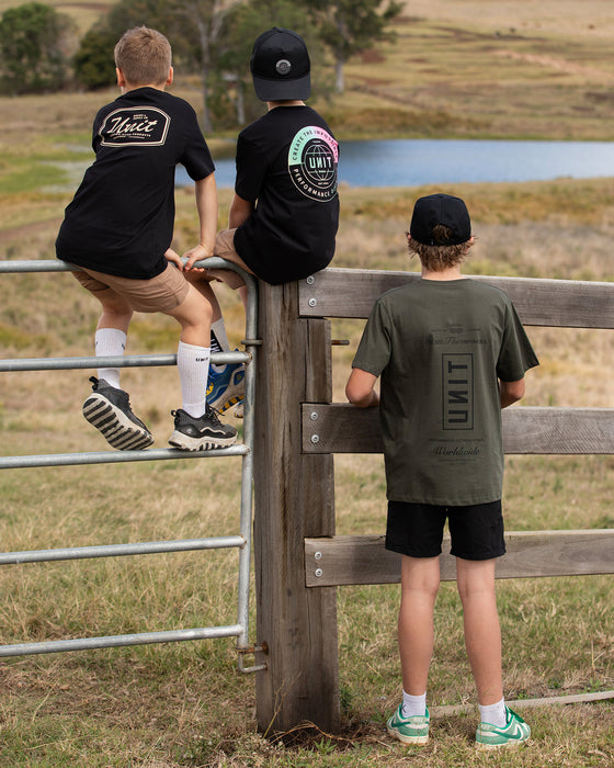 UNIT - MACK YOUTH TSHIRT BLACK