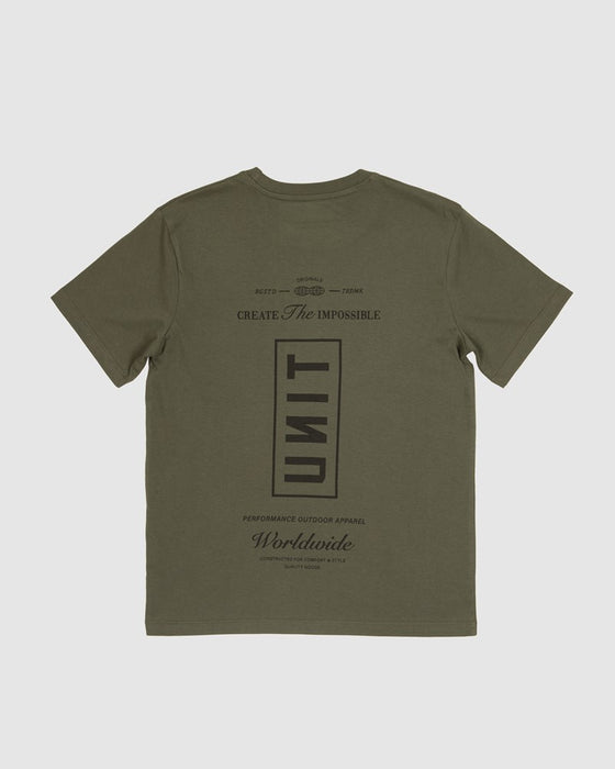 UNIT - ARCADIA YOUTH TSHIRT MILITARY