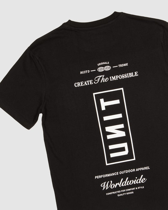 UNIT - ARCADIA YOUTH TSHIRT BLACK