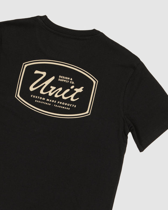 UNIT - MACK YOUTH TSHIRT BLACK