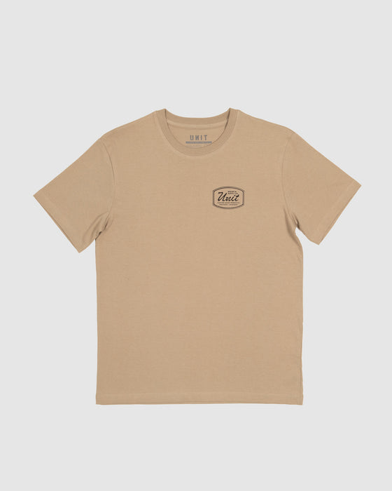 UNIT - MACK YOUTH TSHIRT TAN