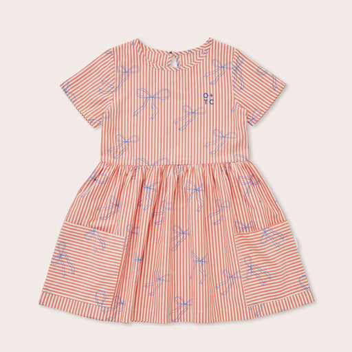 OLIVE AND THE CAPTAIN - RUBY STRIPE RIBBON NOA DRESS