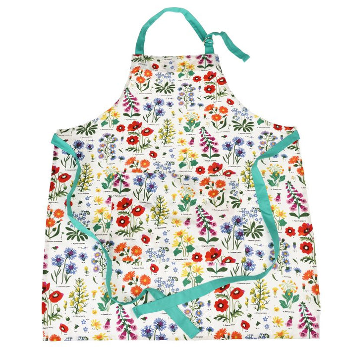 WILD FLOWERS RECYCLED COTTON APRON