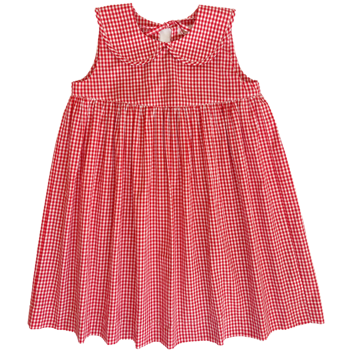 ELMA - COLETTE DRESS CHERRY GINGHAM