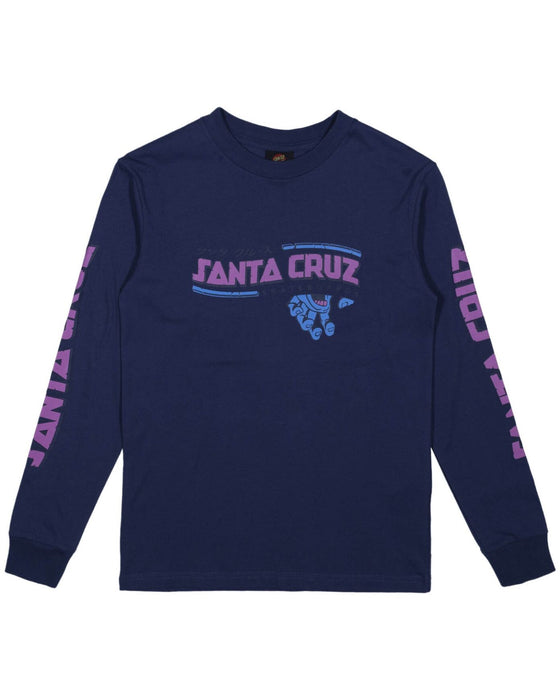 SANTA CRUZ - INHERIT POP LS TEE DARK BLUE