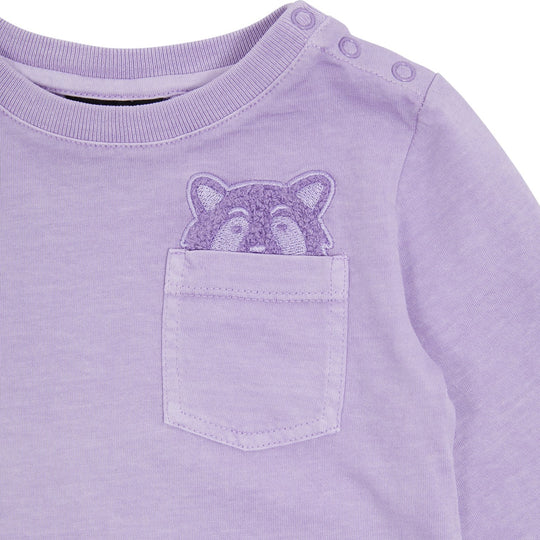 ANIMAL CRACKERS - RAFFAEL LS TEE PURPLE