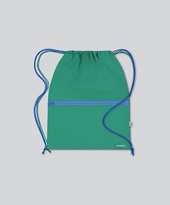 SONNIE - NYLON SWIM BAG COURT GREEN GREEN
