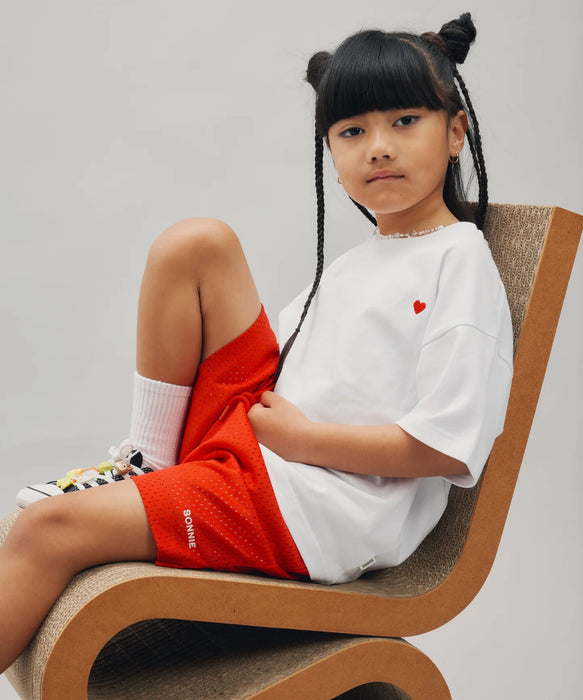 SONNIE - BAGGY BASKETBALL SHORTS TEAM RED