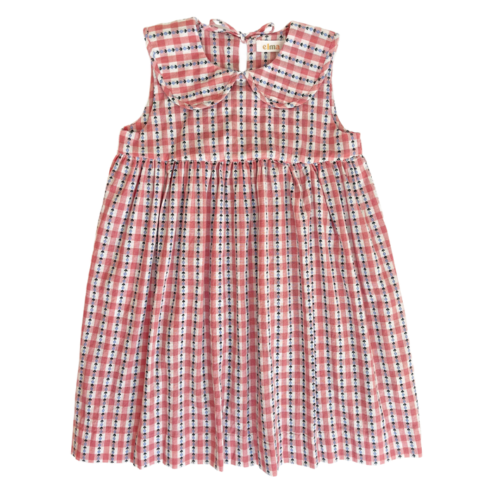 ELMA - COLETTE DRESS FOLK CHECK