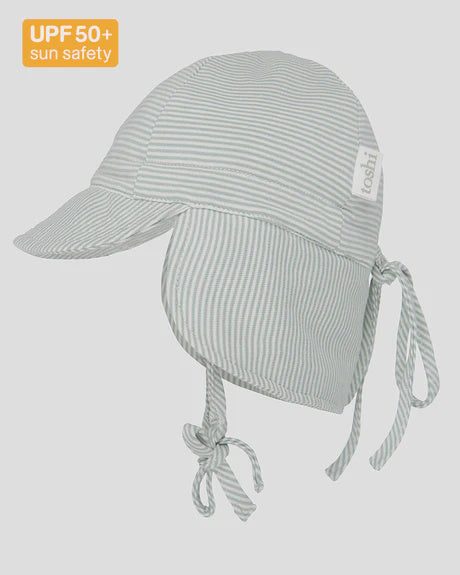 TOSHI - BABY FLAP CAP SAGE