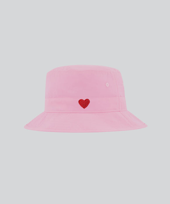 SONNIE - NYLON BUCKET HAT SHELL PINK