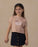RYLEE + CRU - BOXY TEE SWAN BLUSH