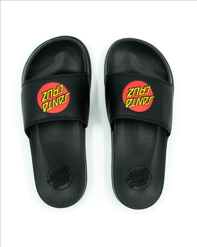 SANTA CRUZ - CLASSIC DOT SLIDES BLACK