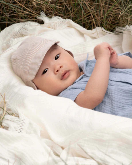 TOSHI - BABY FLAP CAP PEANUT