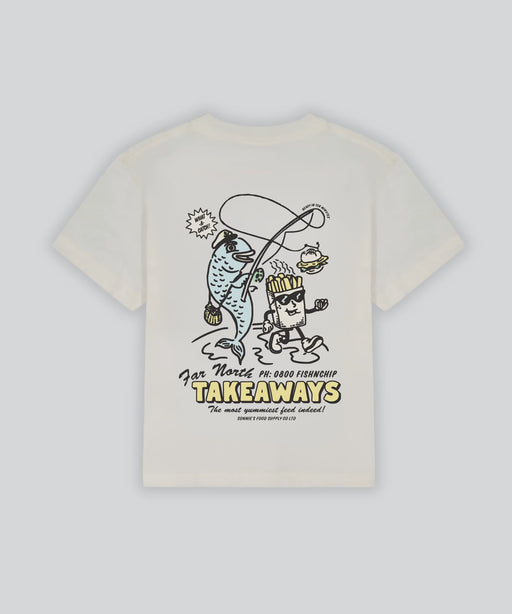 SONNIE - TAKEAWAY TEE OFF WHITE