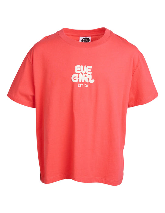 EVE GIRL - SPORTS CLUB TEE RED