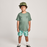 MUNSTER - LIGHTNING BOARDSHORT OLIVINE/MINT