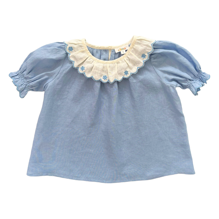 ELMA - PIPPA BLOUSE BLUEBELL