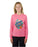 SANTA CRUZ - TAKE FLIGHT DOT FRONT LS TEE PINK