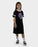 SANTA CRUZ -  S/Sleeve Tee Dress - Double Dot Front - Black