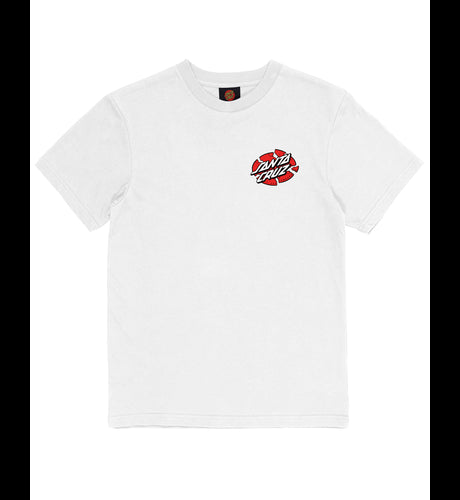 SANTA CRUZ - MECK SLASHER TEE WHITE