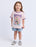 EVE GIRL - MERMAID RINGER TEE PALE PINK