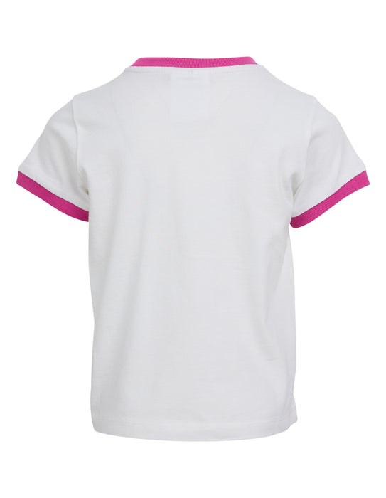 EVE GIRL - COWGIRL RINGER TEE VINTAGE WHITE