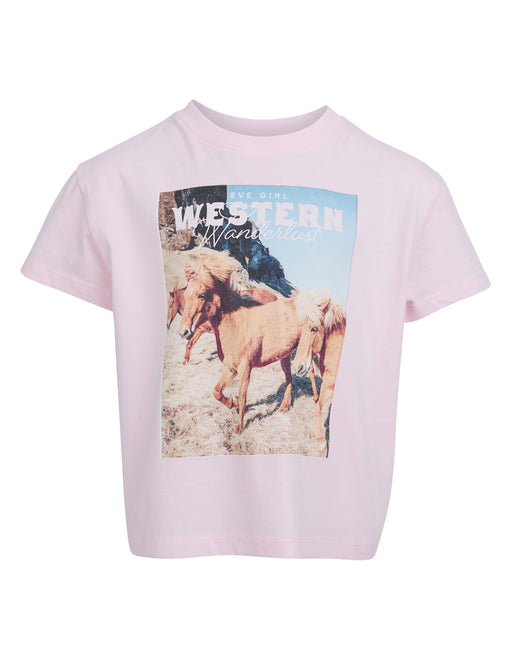 EVE GIRL - WESTERN TEE PINK