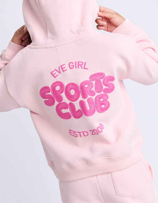 EVE GIRL - SPORTS CLUB HOODIE PINK