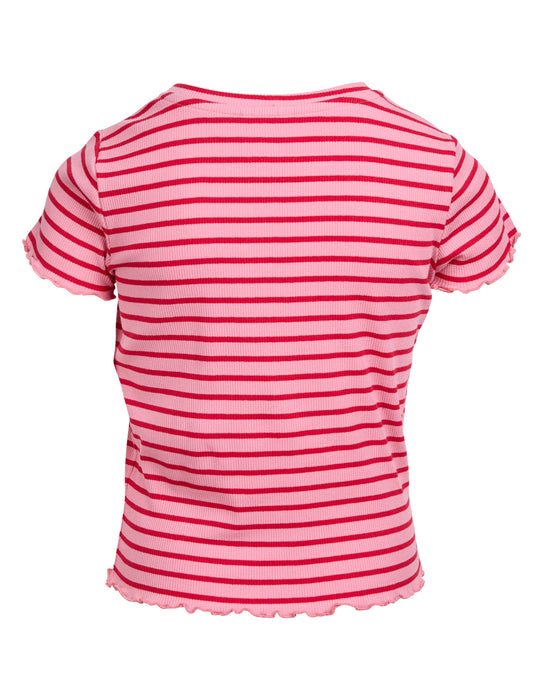 EVE GIRL - BETTY RIB TEE PINK