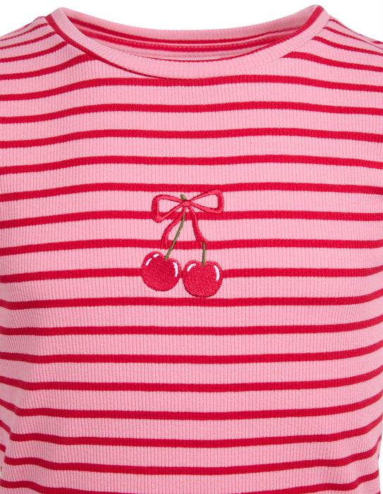 EVE GIRL - BETTY RIB TEE PINK