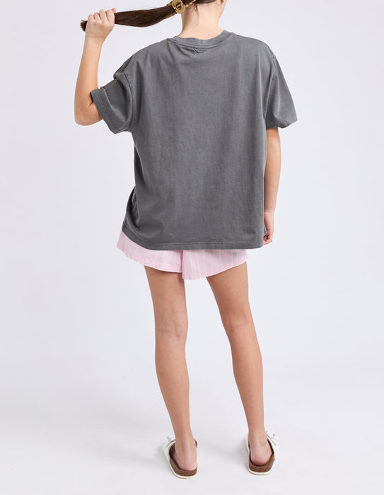 EVE GIRL - CHASING THE SUN TEE CHARCOAL